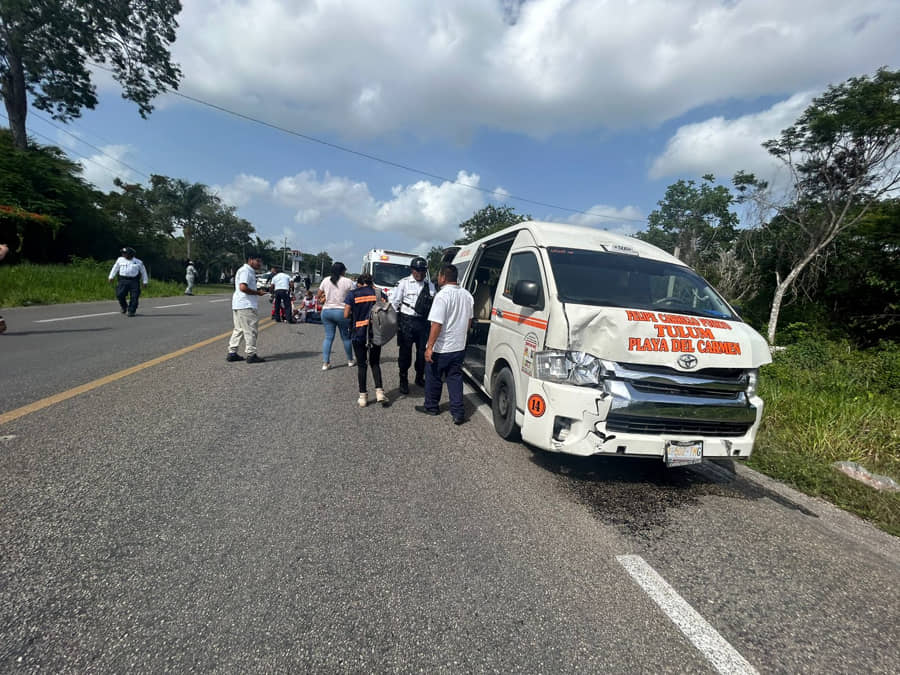 Ciclista es arrollado en la salida hacia Tulum en Felipe Carrillo Puerto