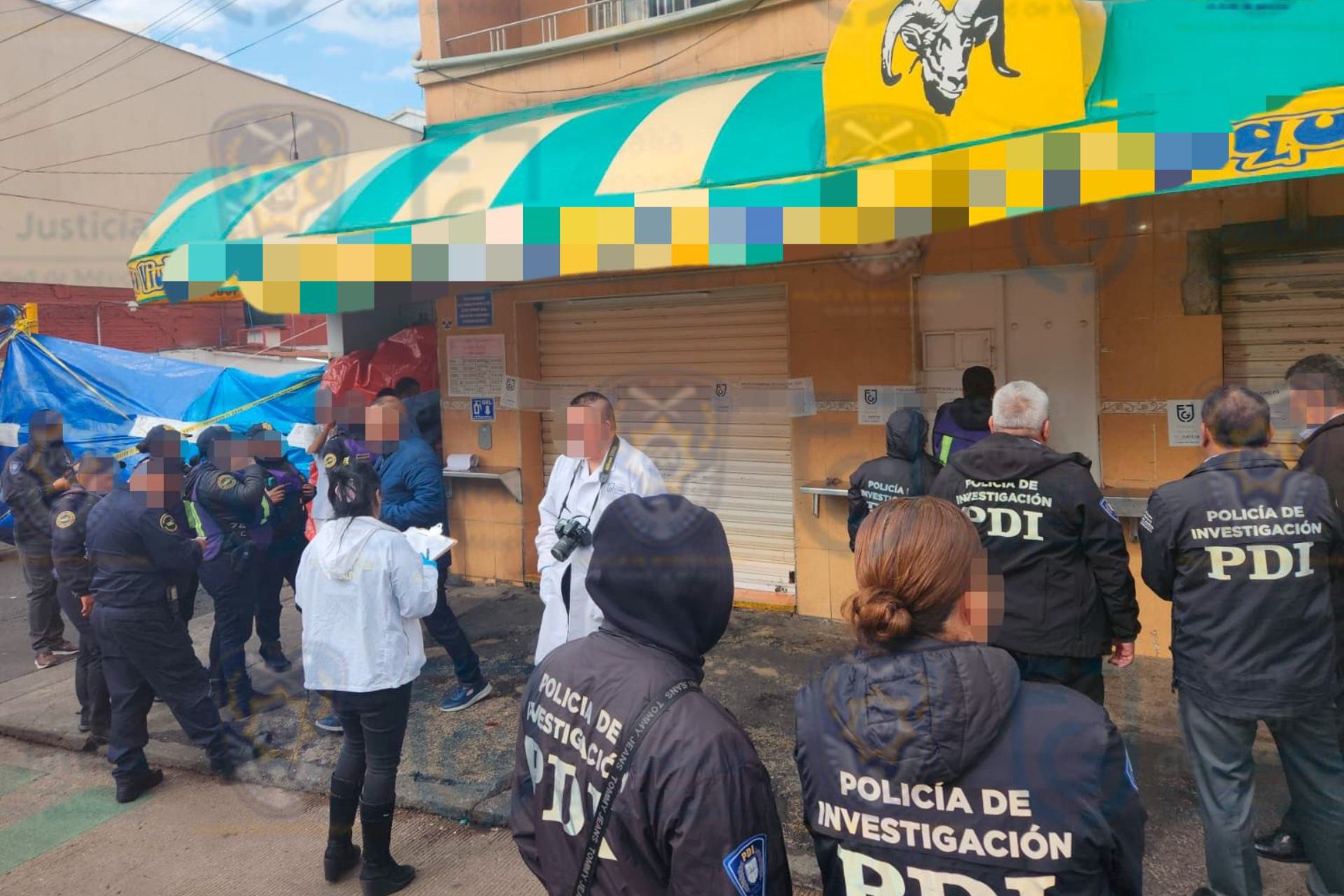 FGJ CDMX asegura la taquería El Borrego Viudo tras riña FGJ CDMX asegura la taquería El Borrego Viudo tras riña