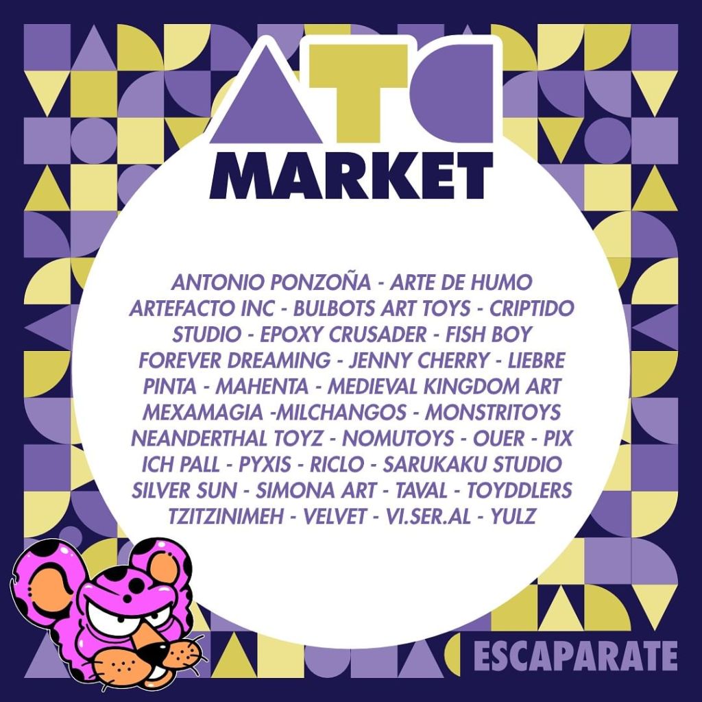 Checa los detalles de Art Toy Con Market, el mejor lugar para armar juguetes de diseñador