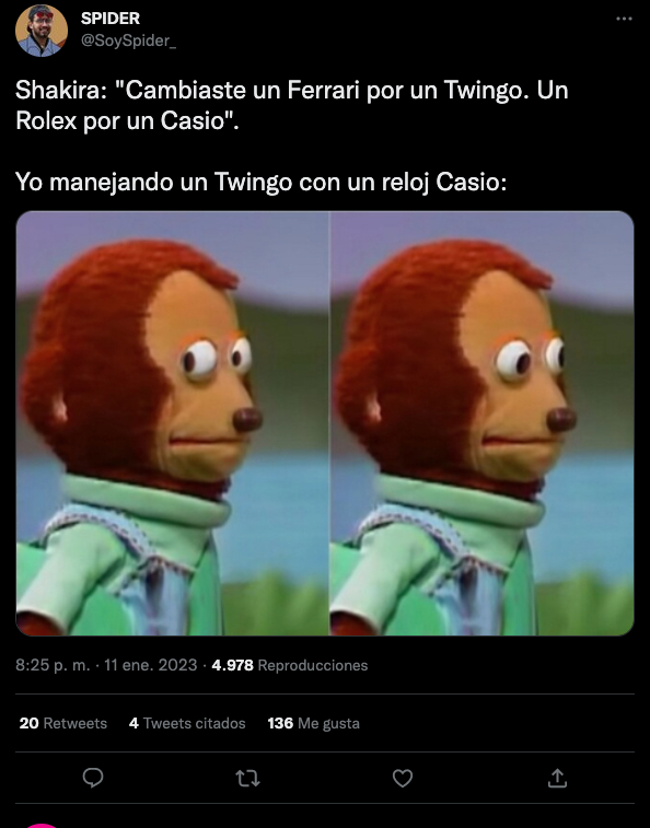 Saluditos a Piqué: Así los memes por la sesión de Bizarrap con Shakira