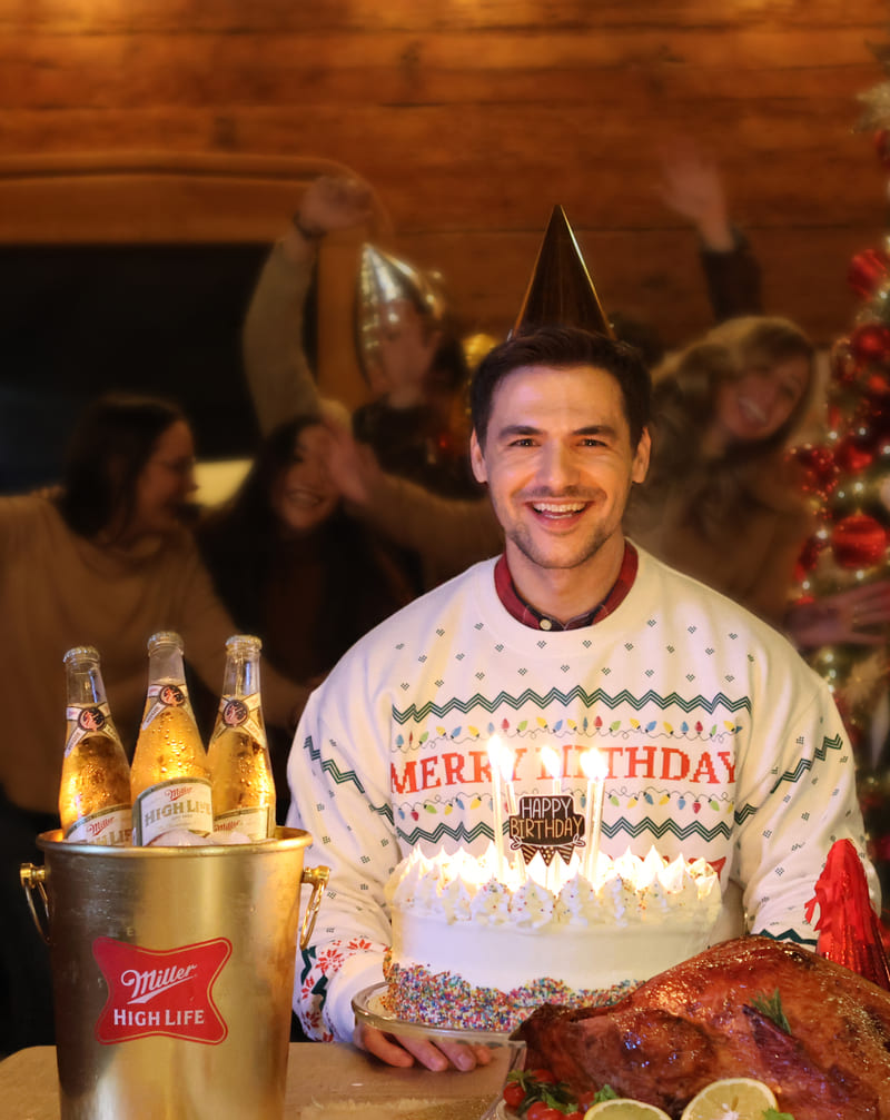 fiesta merry birthday miller high life