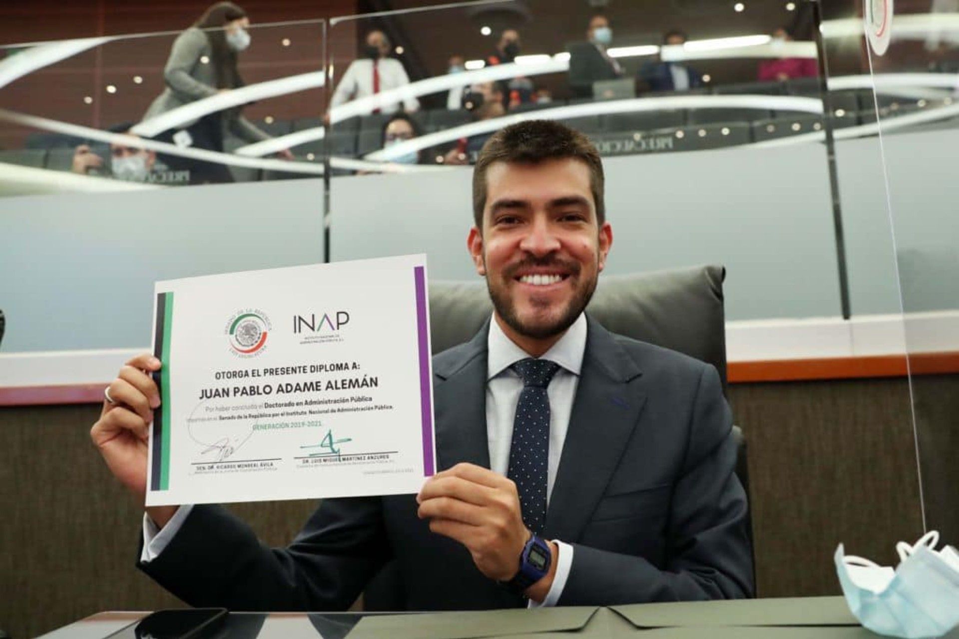 Murió el senador suplente Juan Pablo Adame Murió el senador suplente Juan Pablo Adame