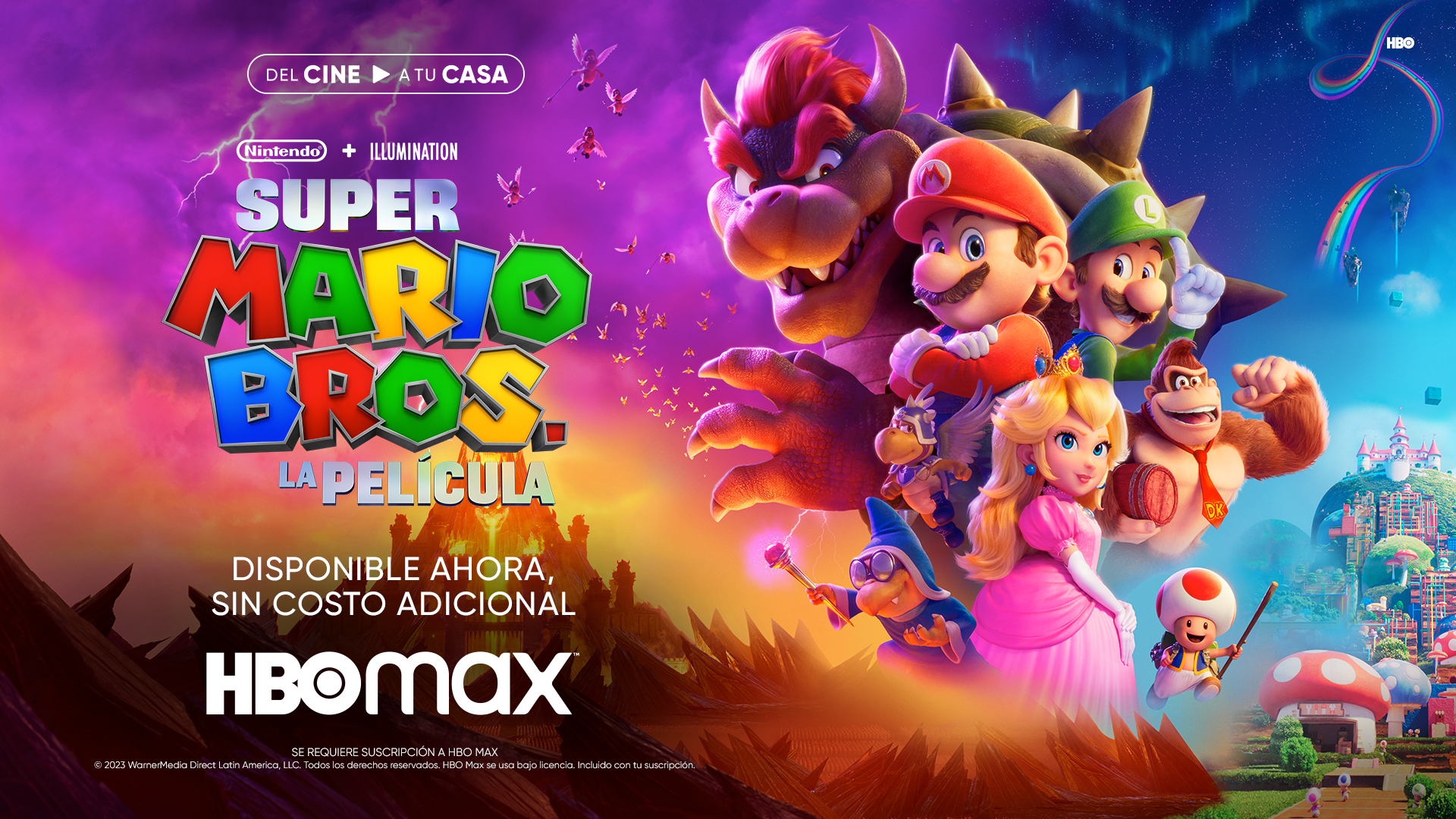 Super Mario Bros, la película, ya está disponible en HBO Max