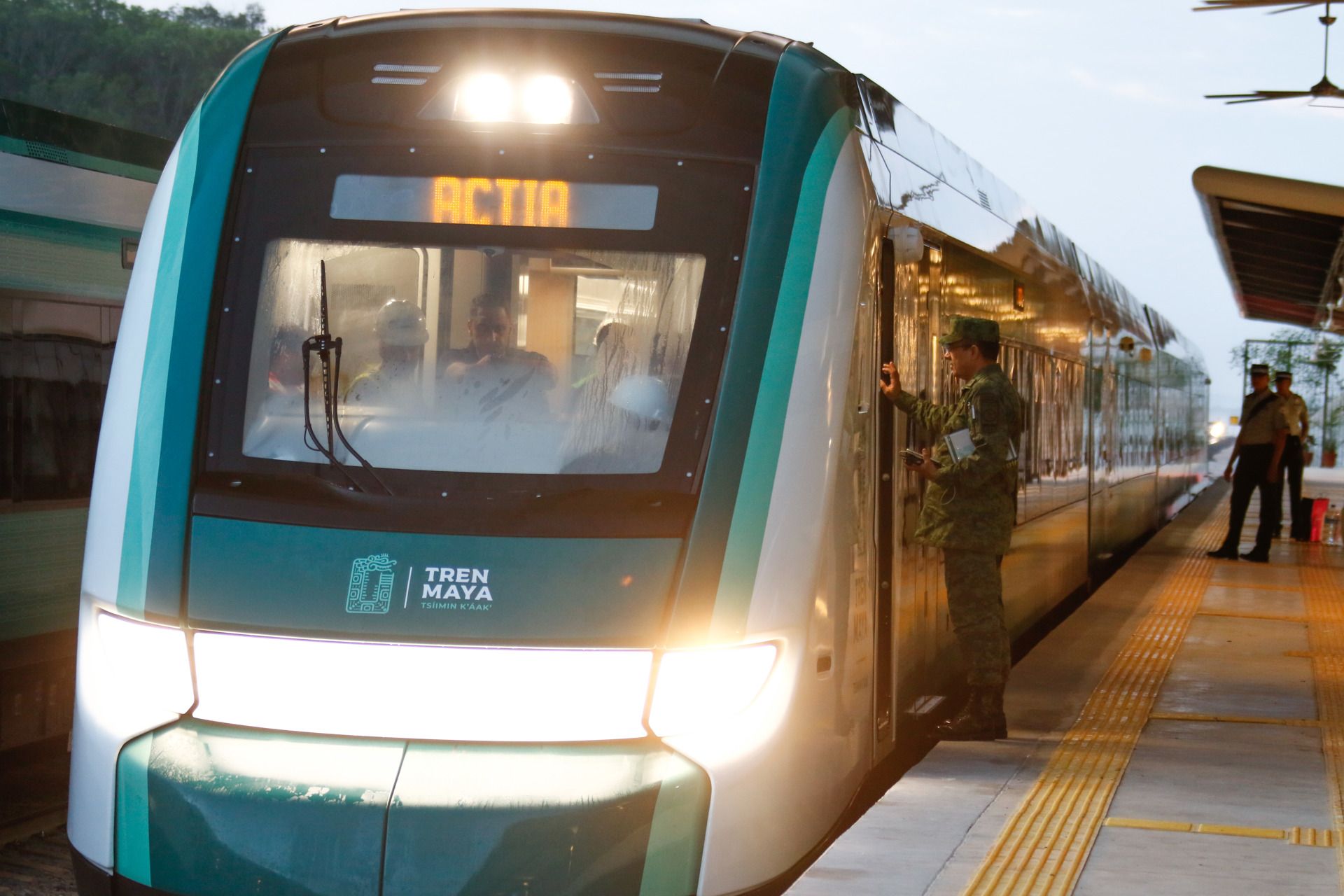 Tren Maya concluye su primer recorrido de Campeche a Cancún Tren Maya concluye su primer recorrido de Campeche a Cancún