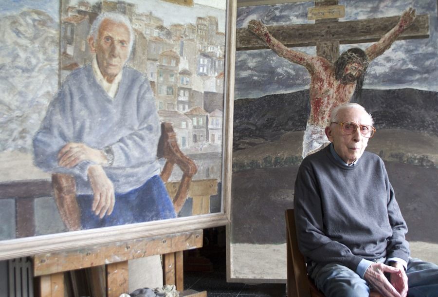 Murió Luis Torras, el pintor más viejo del mundo, a los 111 años