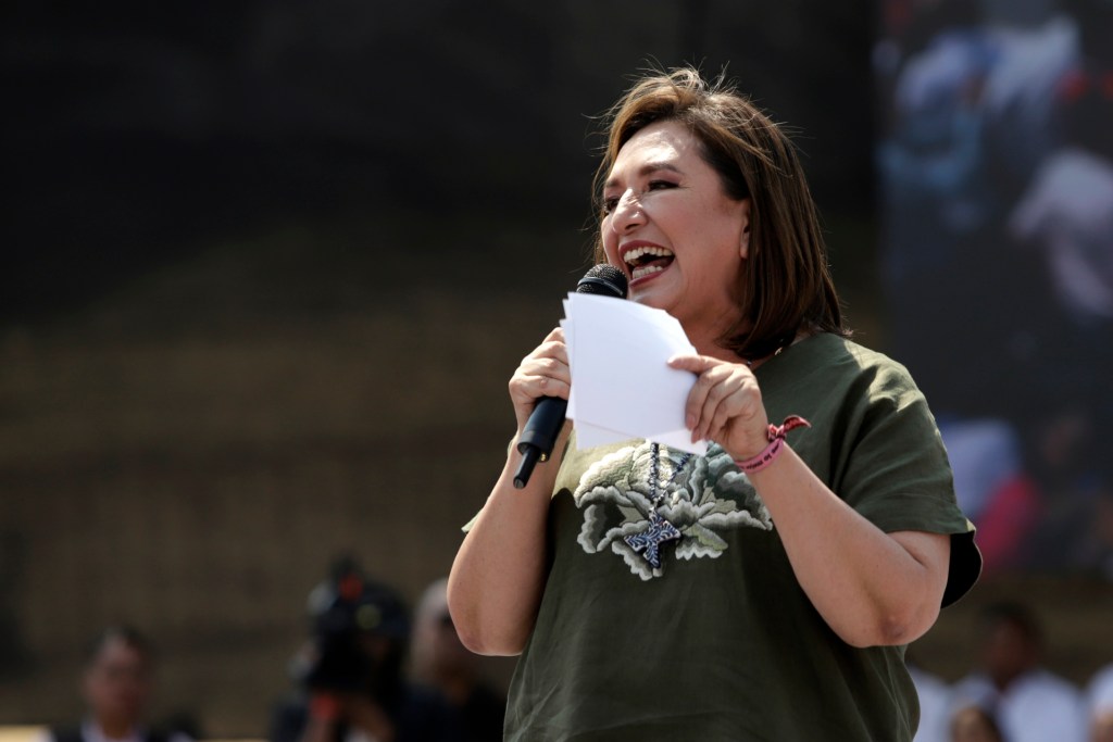 A Morena "le dolió" propuesta al INE sobre los programas sociales: Xóchitl Gálvez - promete-xochitl-galvez-acabar-con-el-huachicol-en-puebla-1024x683