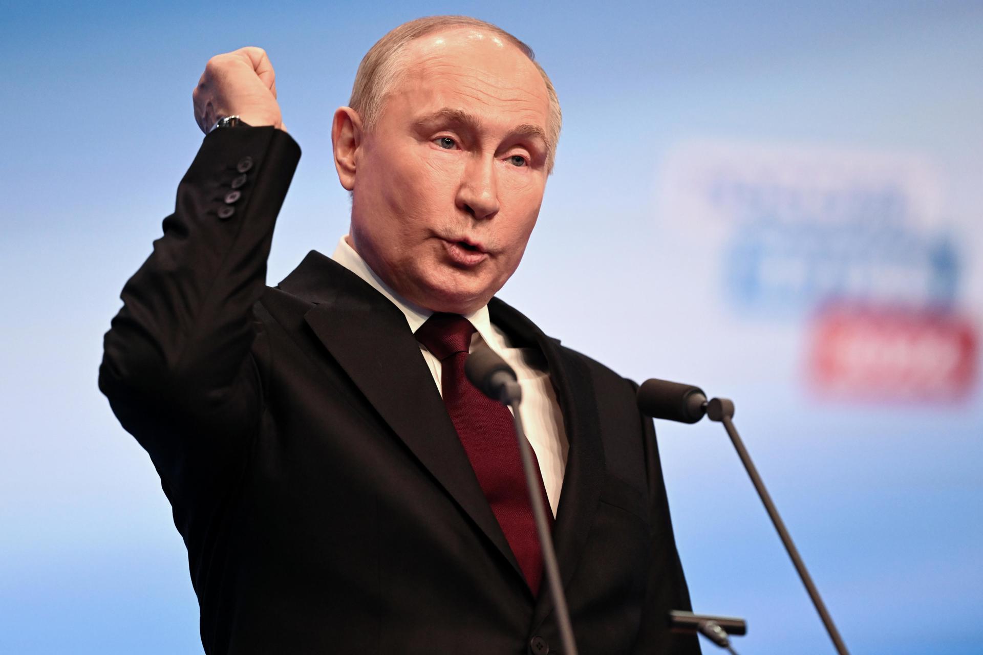 Vladímir Putin, reelegido en Rusia con el 87.28 % de los votos