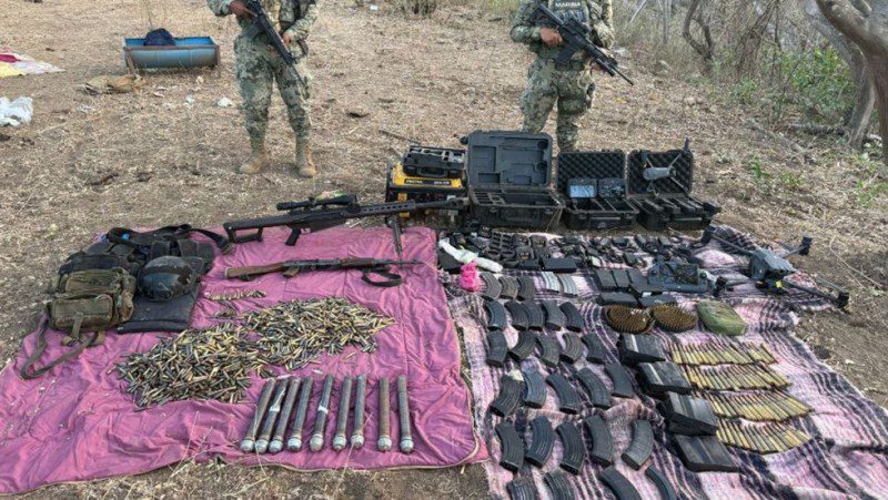 Operación Frontera Norte: suman mil 199 detenidos y mil 136 armas aseguradas