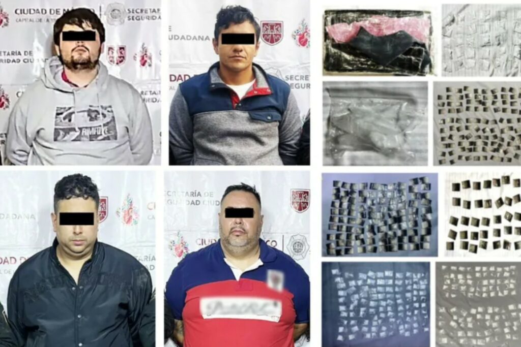 Detienen a 4 presuntos integrantes de ‘el Charmín’ en la CDMX