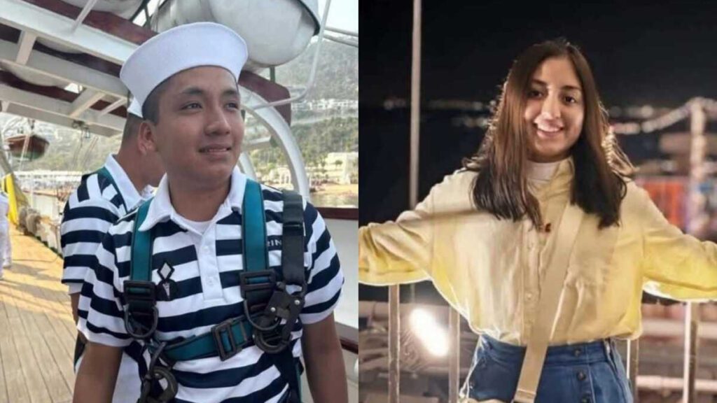 Marina rinde homenaje a América y Adal, víctimas del buque Cuauhtémoc