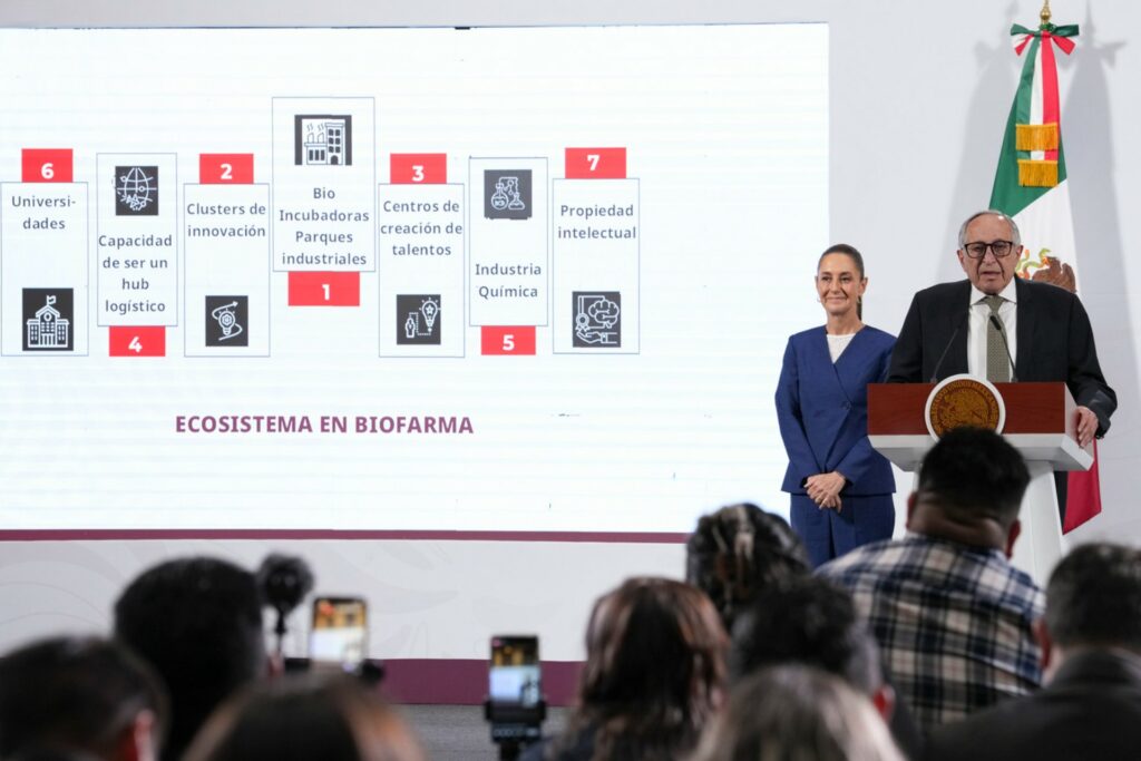 Sheinbaum anuncia decreto para convertir a México en líder de la industria farmacéutica