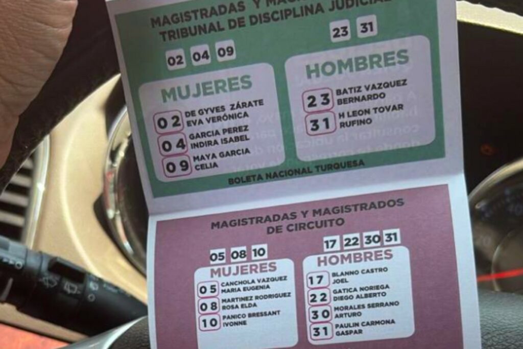 TEPJF prohíbe reparto de ‘acordeones’ durante elección judicial